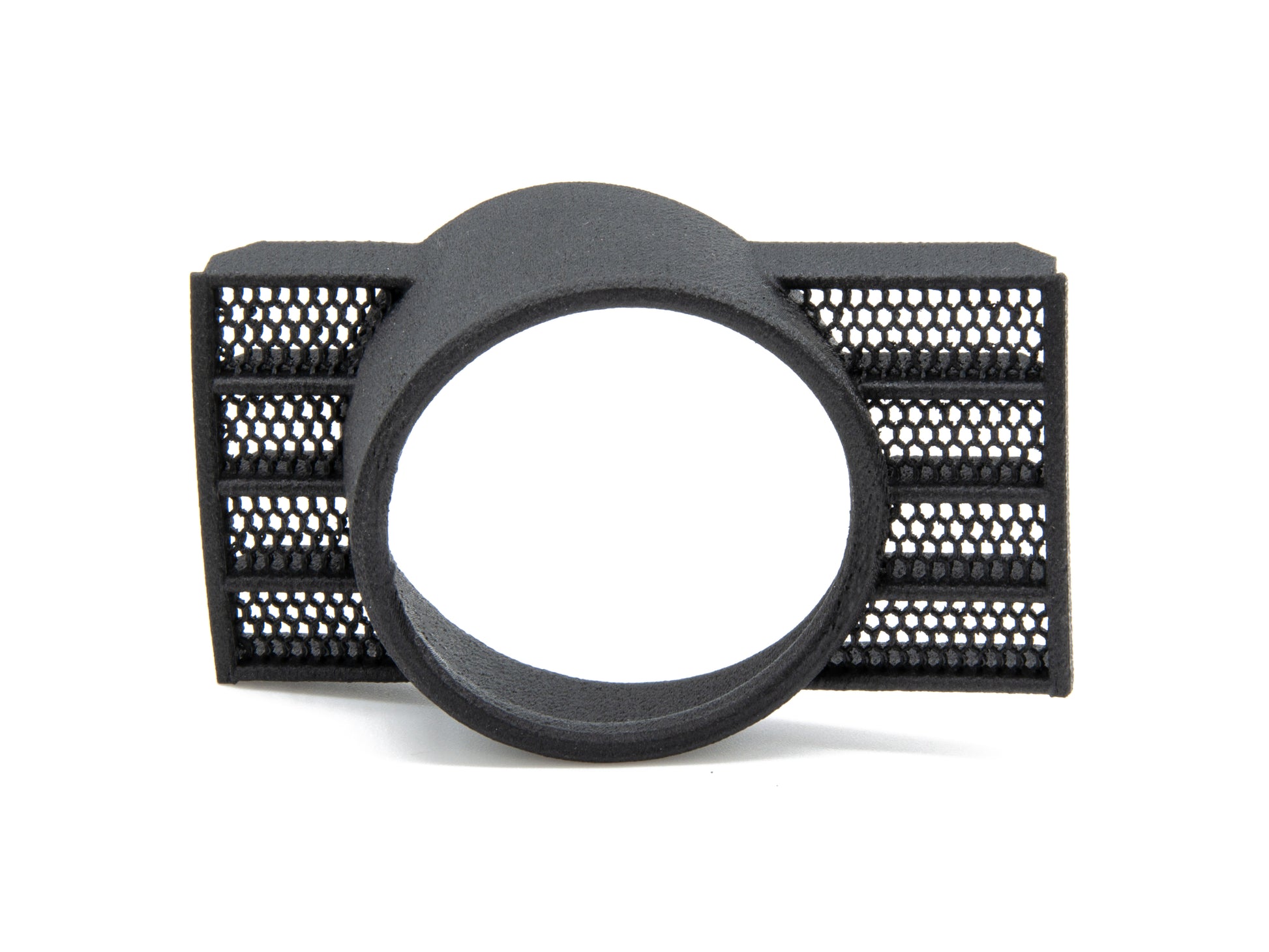 Supporto Porta Manometro 52 mm per Volkswagen Golf e Jetta MK5 – Inserto Bocchetta Aria Lato Guidatore, Stampato in 3D rinforzato con fibra di carbonio, Finitura Nera - LavaLayer