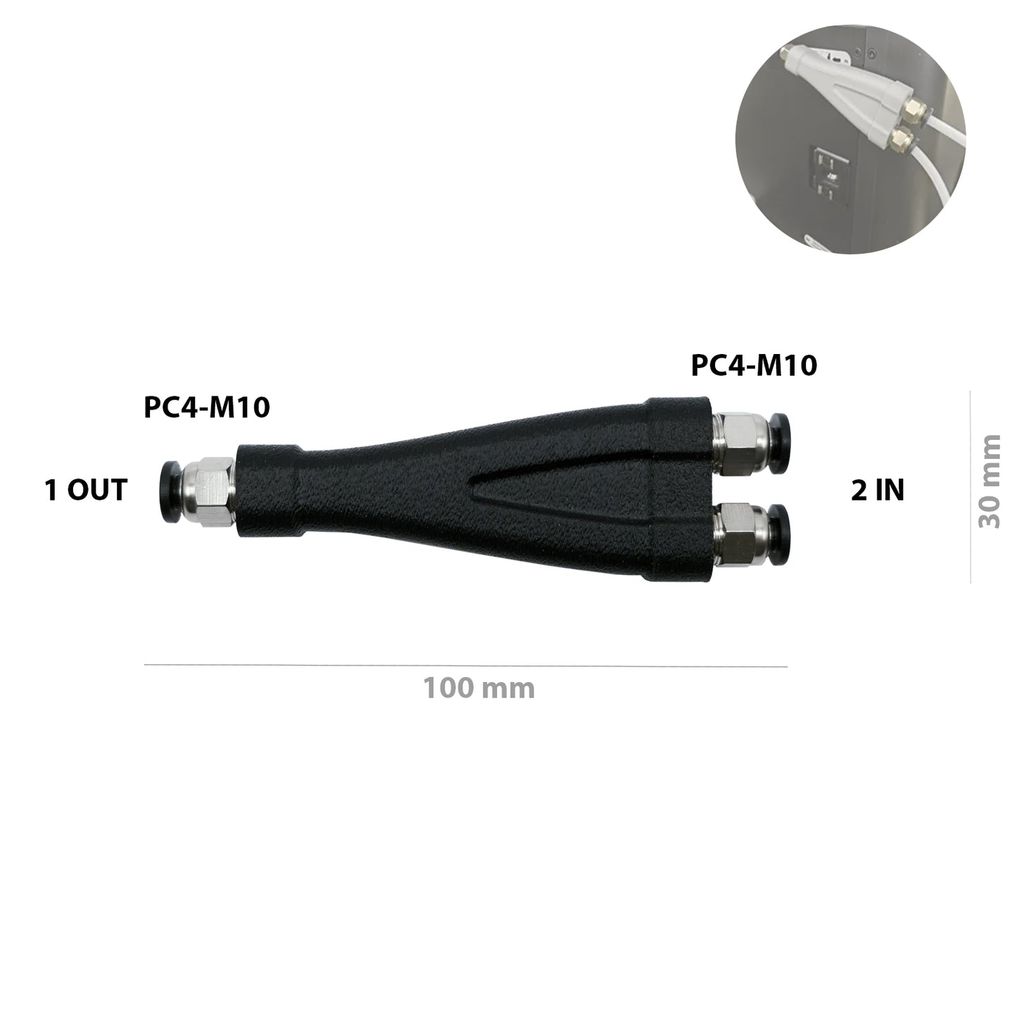 Splitter PTFE 2 in 1 – Compatibile con Bambu Lab, Creality, Voron e Altre Stampanti 3D - LavaLayer
