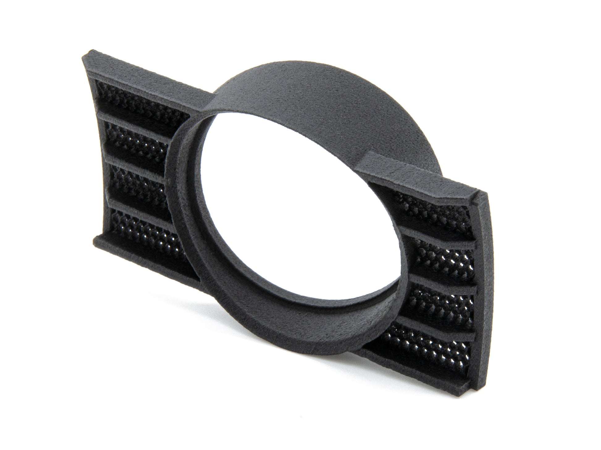 Supporto Porta Manometro 52 mm per Volkswagen Golf e Jetta MK5 – Inserto Bocchetta Aria Lato Guidatore, Stampato in 3D rinforzato con fibra di carbonio, Finitura Nera - LavaLayer