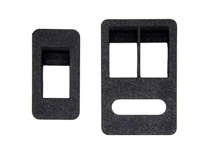 Cornice Pulsantiera Alzacristalli Elettrici Lato Guida e Passeggero compatibile per Seat Arosa (1997-2004), VW Lupo (1998-2005), VW Polo (1999-2001) - LavaLayer