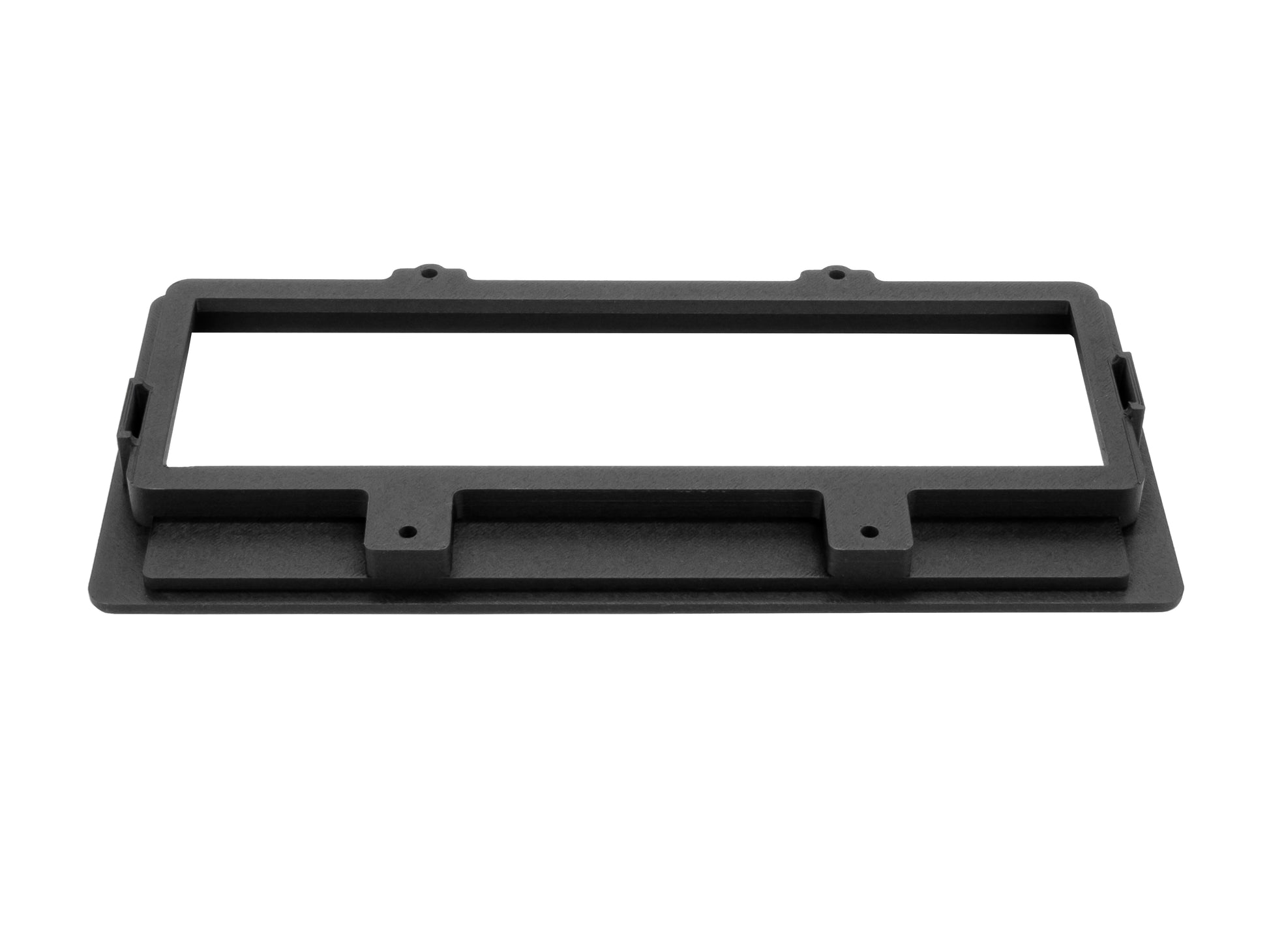 Cornice Radio Surround per Land Rover Defender TD5 - Mascherina Cruscotto Dash Bezel Compatibile con FHF000070PMA - Finitura OEM Style con Logo Defender - Stampa 3D Alta Qualità (Nero) - LavaLayer