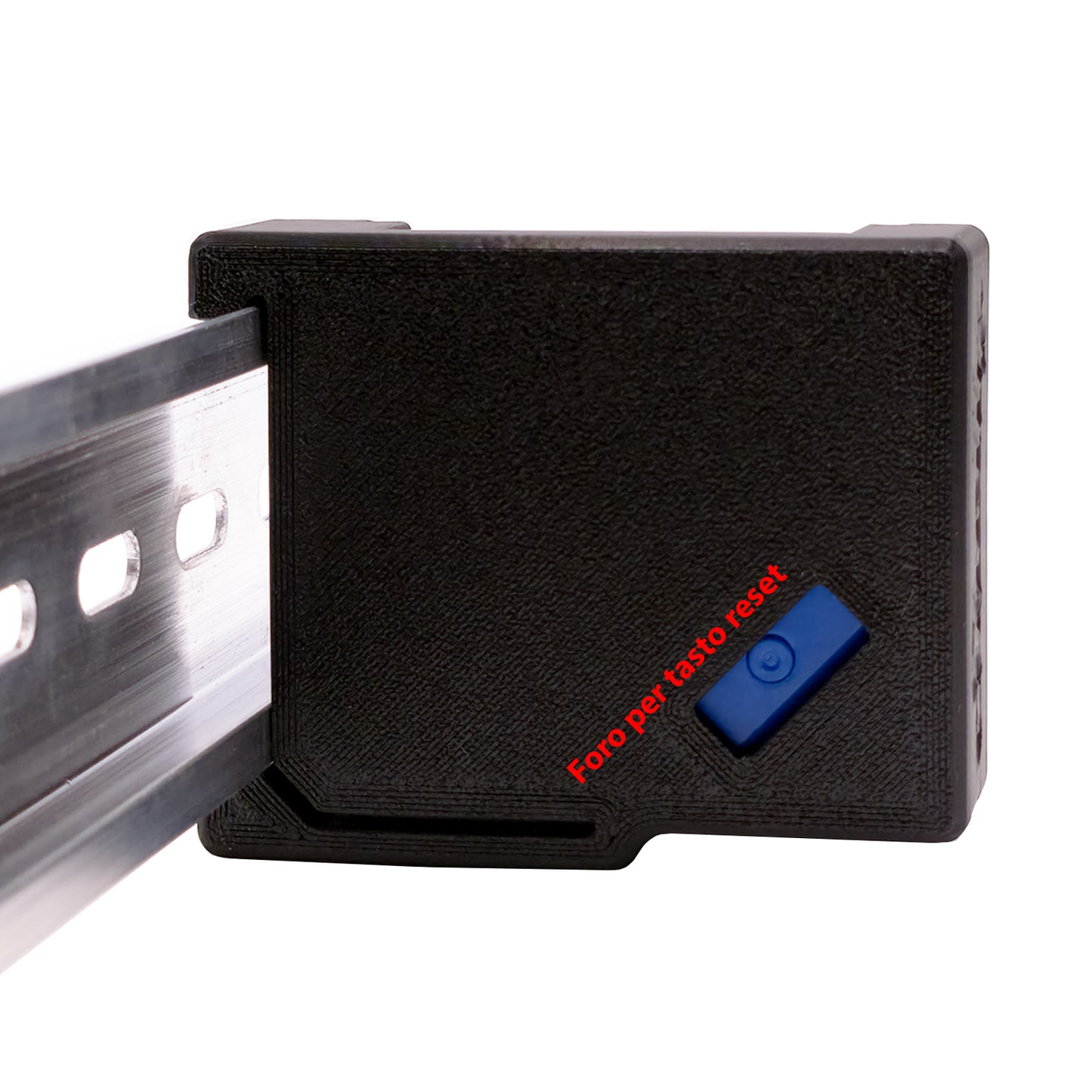 Supporto adattatore compatibile con Shelly Plus per barre DIN 35 mm - Stampato in 3D (ABS) - LavaLayer