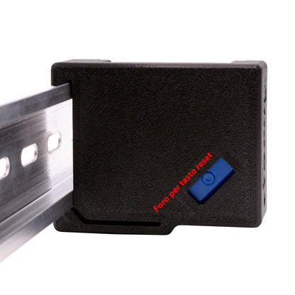 Supporto adattatore compatibile con Shelly Plus per barre DIN 35 mm - Stampato in 3D (ABS) - LavaLayer